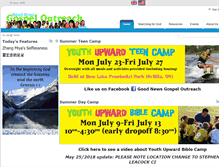 Tablet Screenshot of gospeloutreach.ca