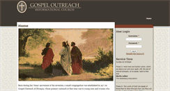 Desktop Screenshot of gospeloutreach.org